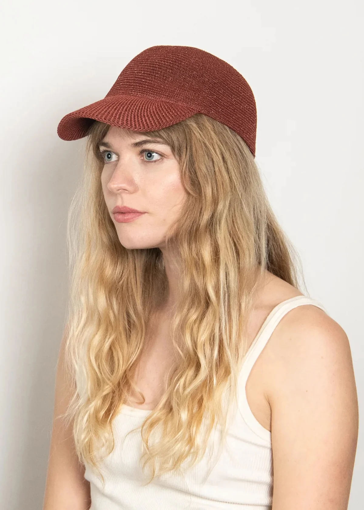 Wyeth Paula Mesh Cap - Wine