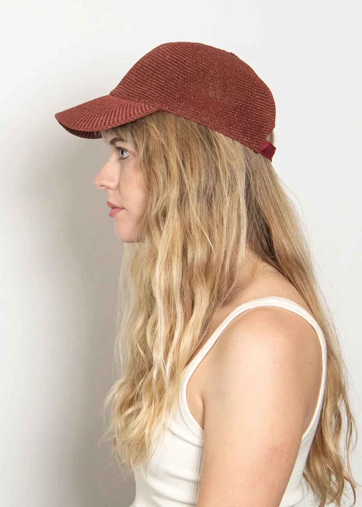 Wyeth Paula Mesh Cap - Wine - Image 3
