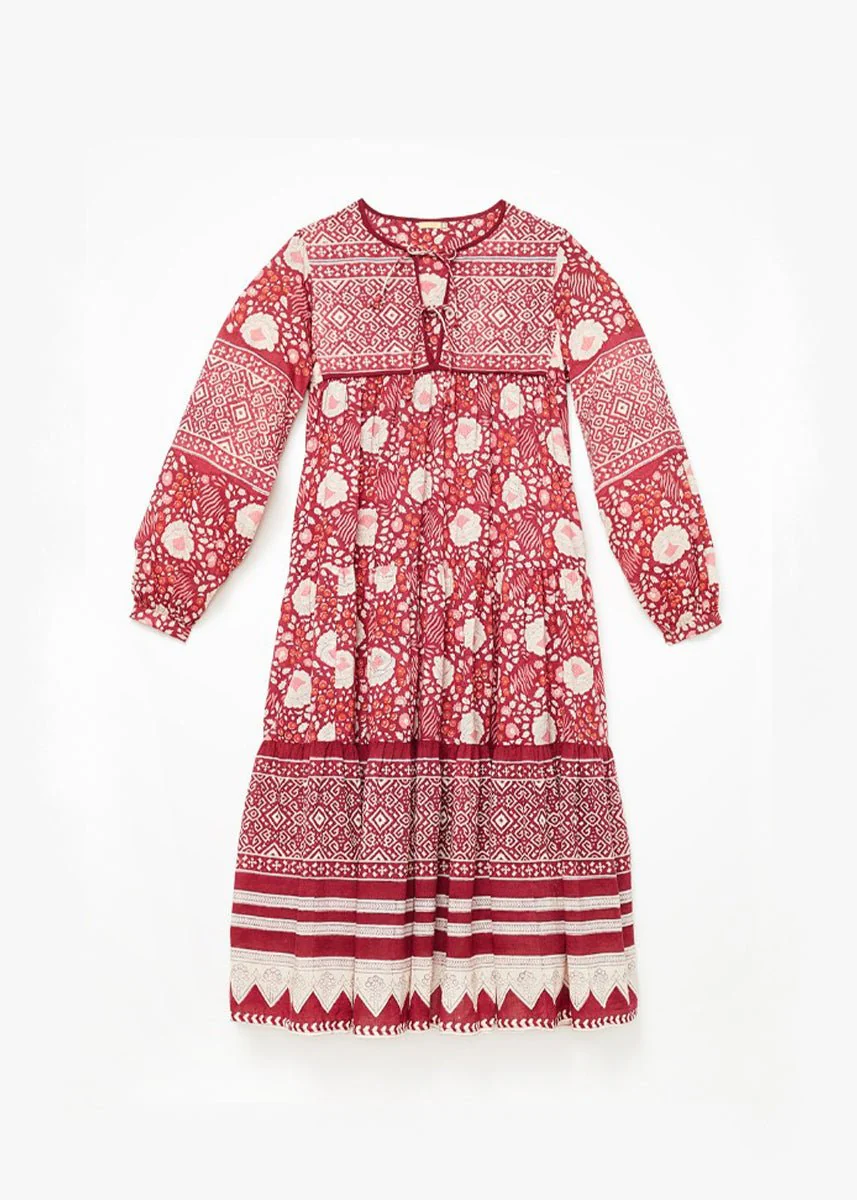 Yamini Booj Dress, Garnet - Image 7