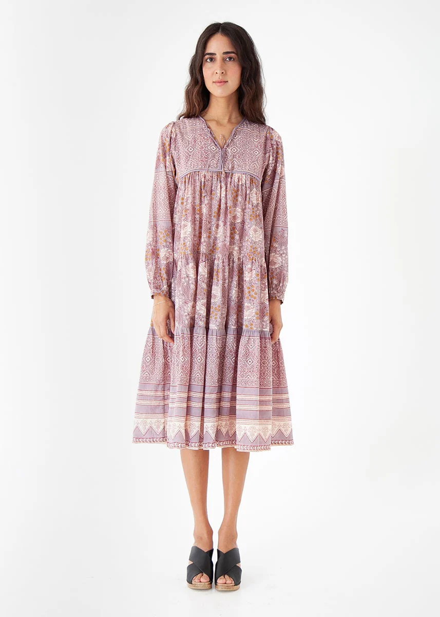 Yamini Booj Dress, Stone - Image 4